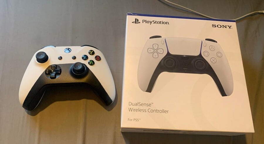 Random: eBay Customer Orders A PS5 Controller, Receives A Painted Xbox Controller