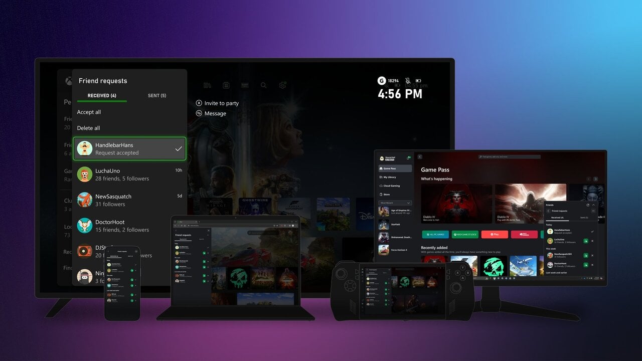 Xbox の「フレンド リクエスト」が復活しました