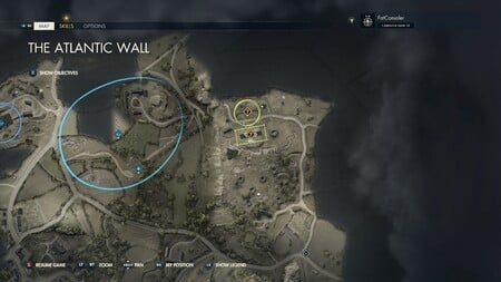 Sniper Elite 5 Mission 1 Locais colecionáveis: The Atlantic Wall 36