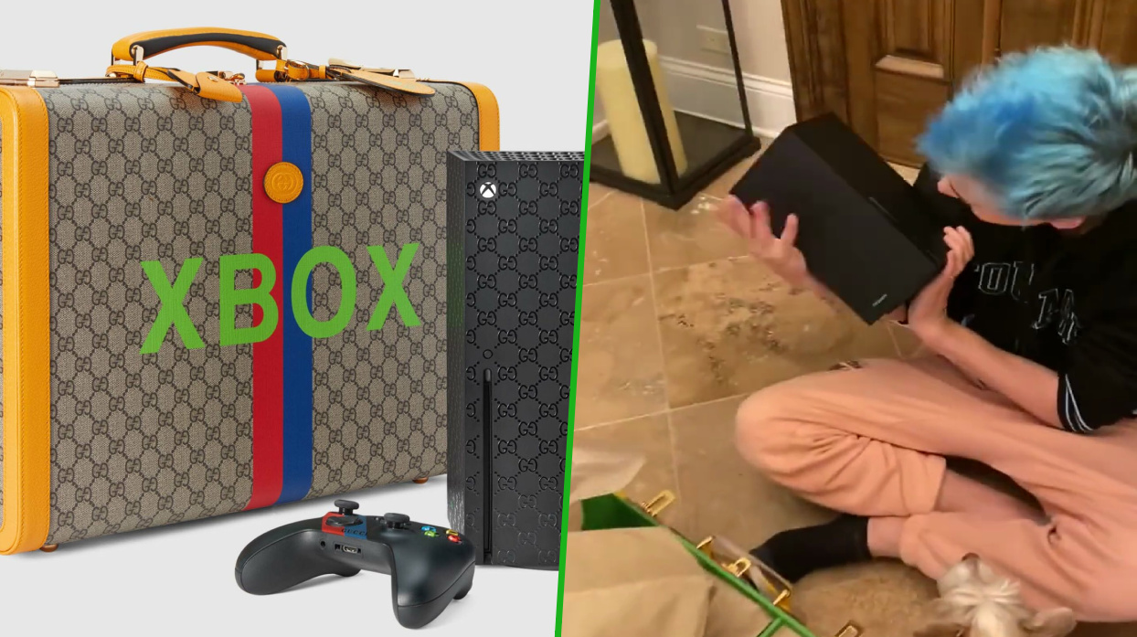 Random: Ninja Shows Off The New Gucci And Xbox Series X Collab | Pure Xbox