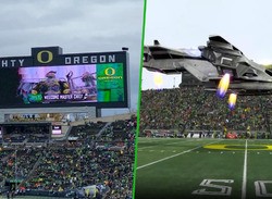 Halo's Master Chief Makes Epic Appearance At The Oregon Ducks Game