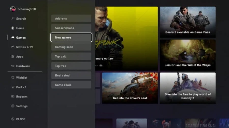 Video: Here's A Look At The New Xbox Store's Lightning Fast Navigation