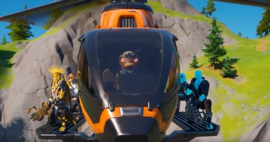 Fortnite Adds Helicopters With Full Squad Support