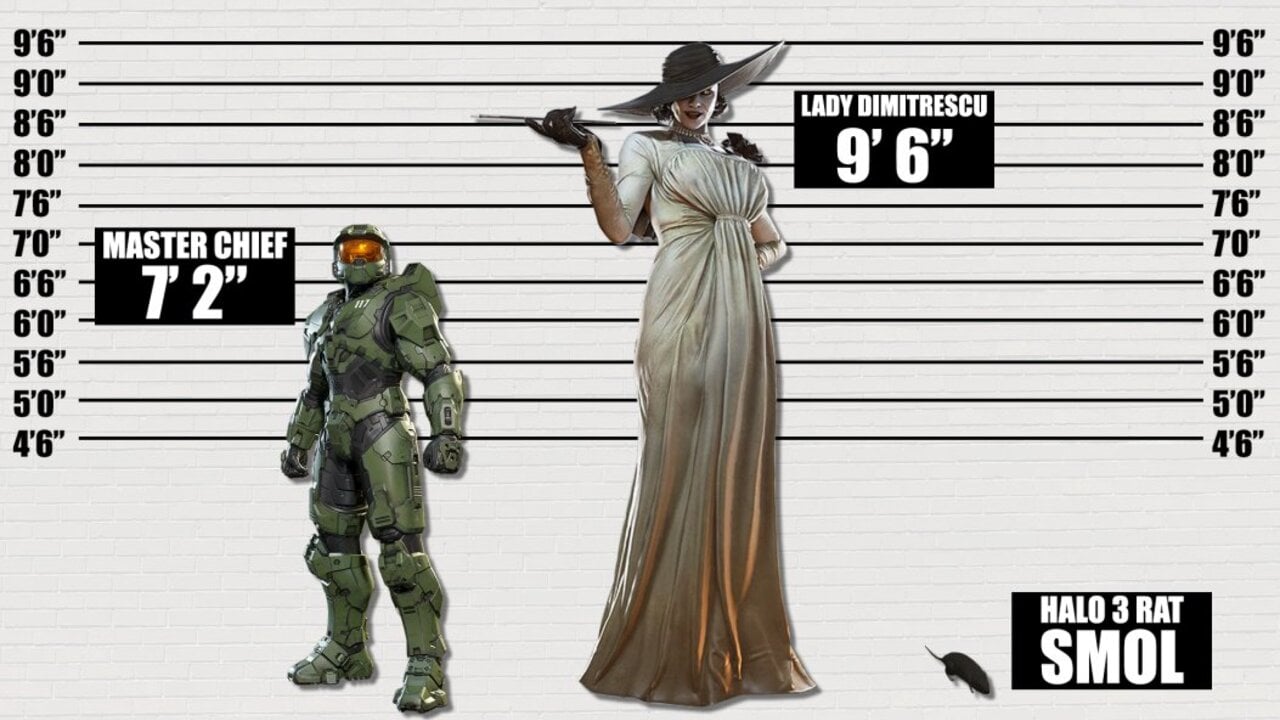 Random Resident Evil Village S Vampire Lady Is Even Taller Than Master Chief Xbox News A community dedicated to the tall vampire mommy from resident evil village. resident evil village s vampire lady is