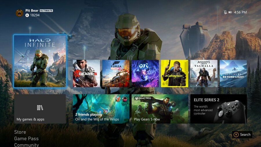 Xbox Series X ottiene finalmente un'interfaccia utente ad alta definizione
