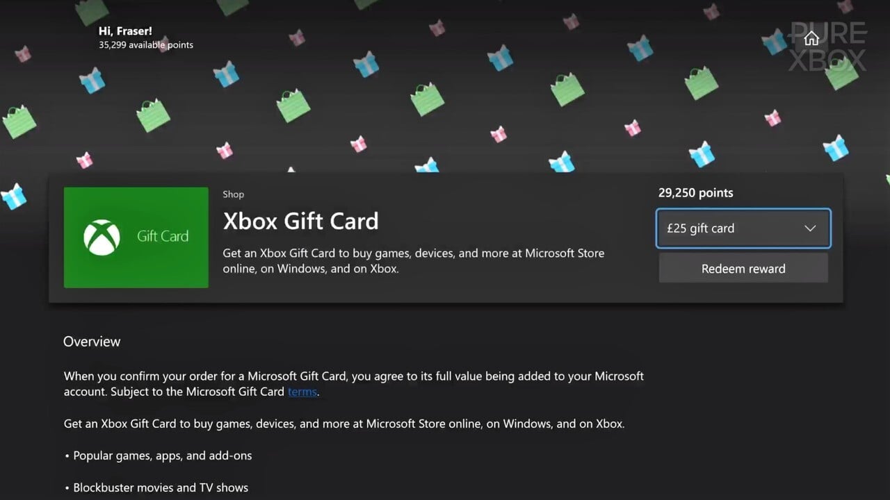 Rewards with Xbox