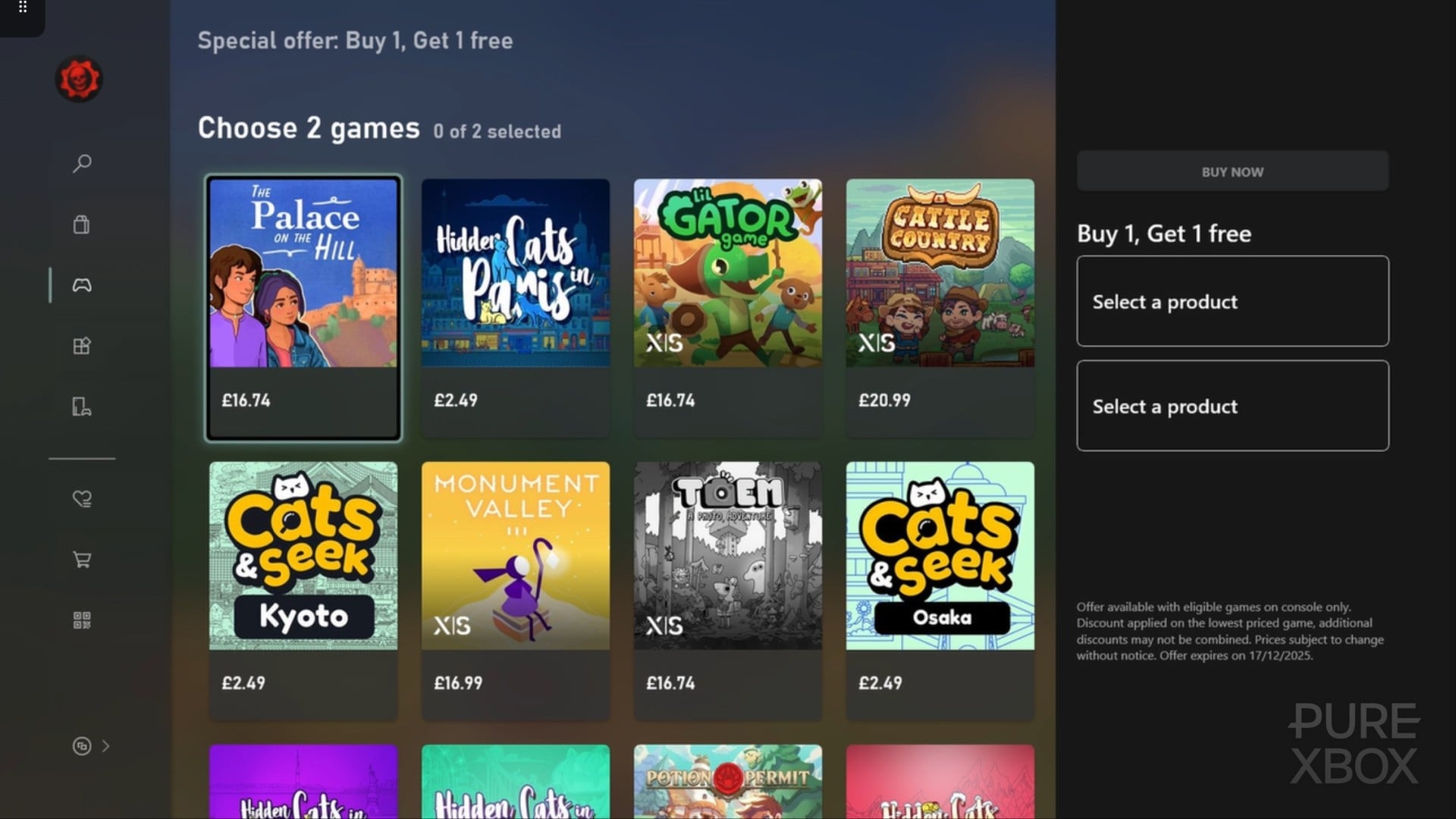 Xbox's New Buy One, Get One Free Sale Includes A Selection Of Indie Titles
