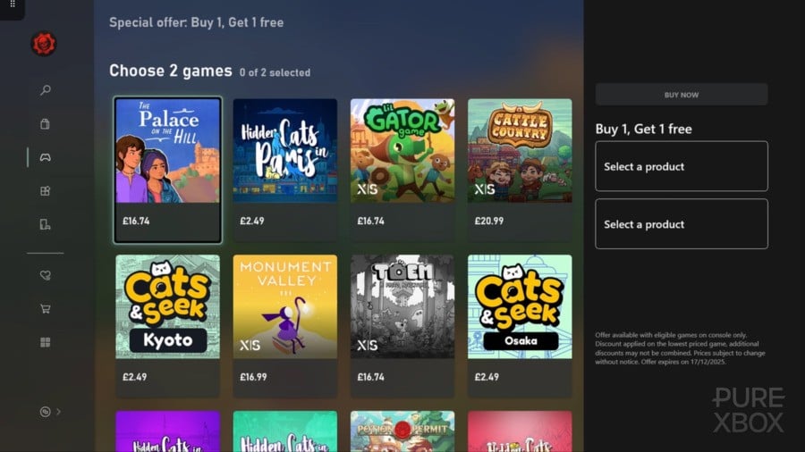 Xbox's New Buy One, Get One Free Sale Includes A Selection Of Indie Titles