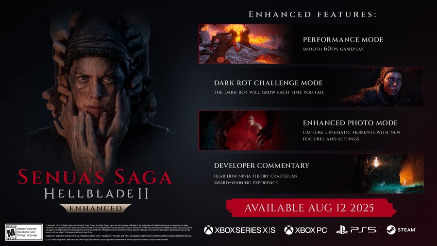 Hellblade 2 To Receive Free 60FPS Xbox Upgrade Alongside PS5 Release This August 2