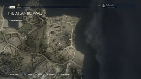 Sniper Elite 5 Mission 1 Locais colecionáveis: The Atlantic Wall 38