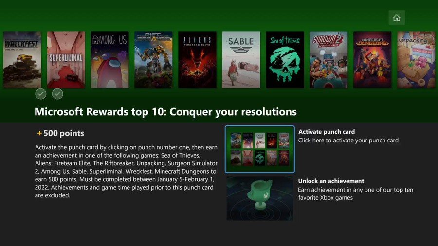 Microsoft Rewards : gagnez 500 points faciles avec ce nouveau Xbox Challenge 2 « Résolutions »