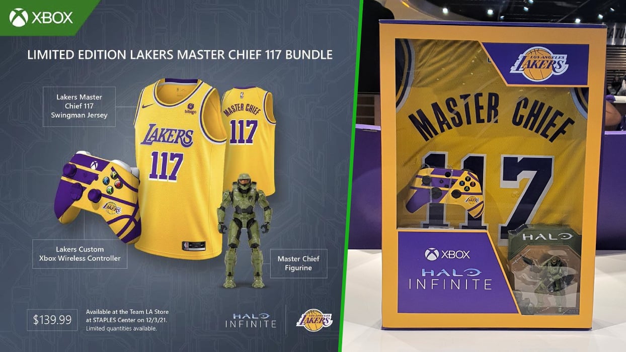 The LA Lakers are selling a custom Halo Xbox bundle, and it's already being  scalped