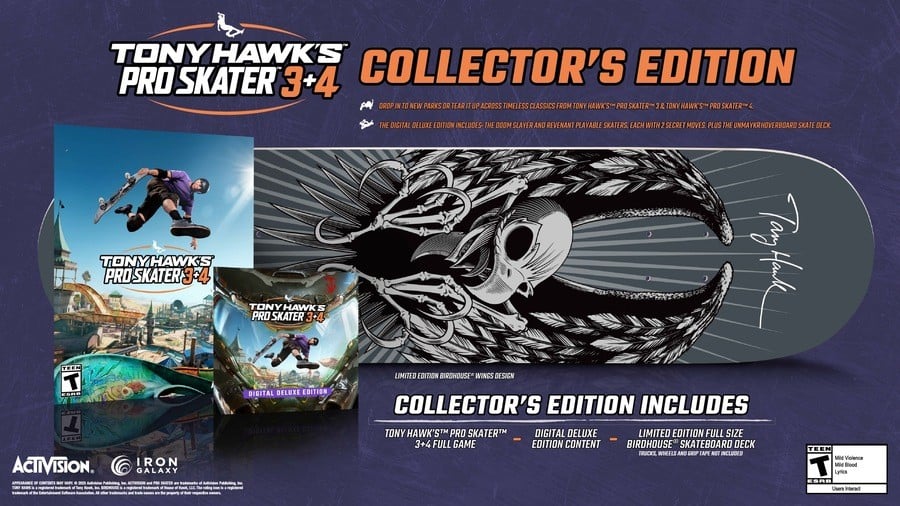 First Look At THPS 3+4 'Full Size' Collector's Edition Board, Pre-Orders Now Live 2