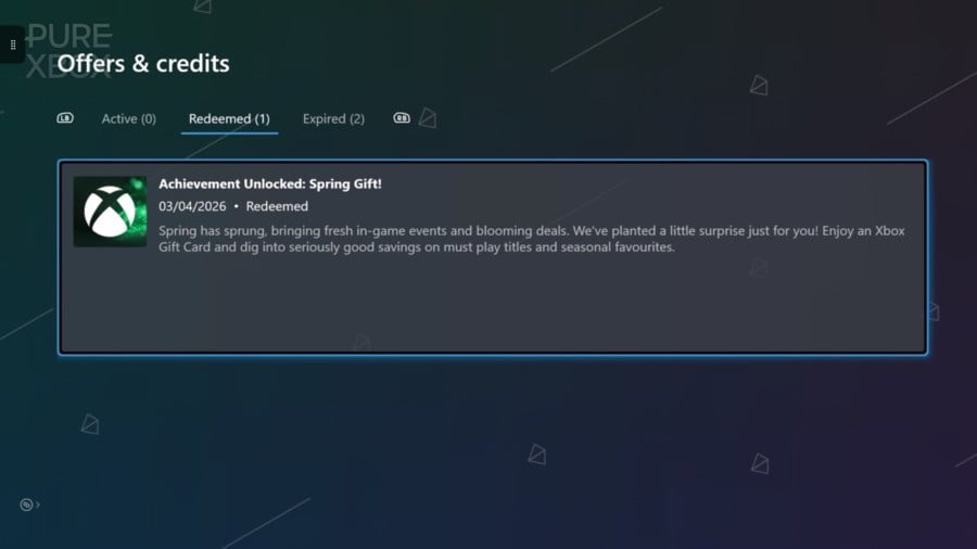 Xbox Is Giving Away Free Gift Cards To Celebrate Spring 2026