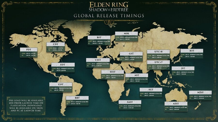 Elden Ring Shadow Of The Erdtree: Release Date, Release Times & Preload Details On Xbox 1