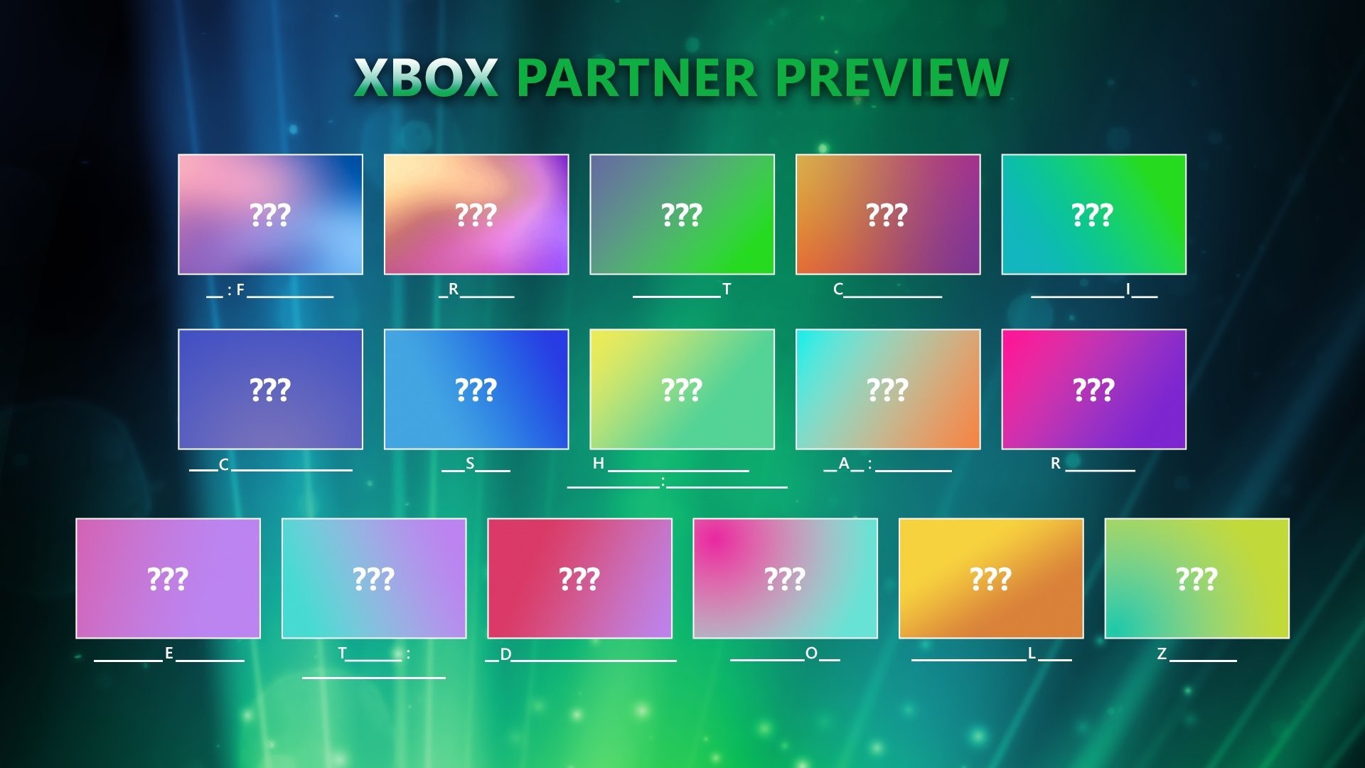 16 Xbox Reveals Teased For Thursday's Partner Preview Showcase
