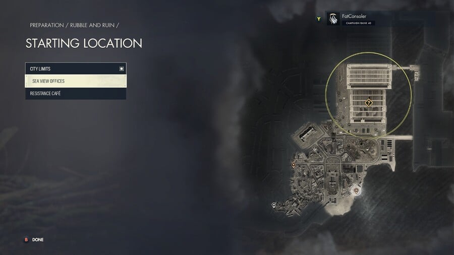 Sniper Elite Mission 8 Starting Locations: Rubble And Ruin 2