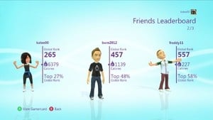 Kinect Playfit Leaderboard