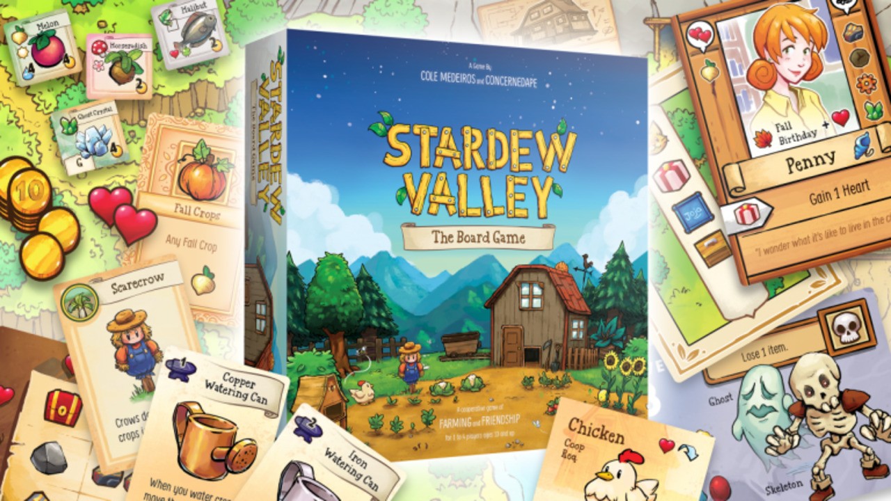 Stardew Valley がボードゲームになり、現在入手可能