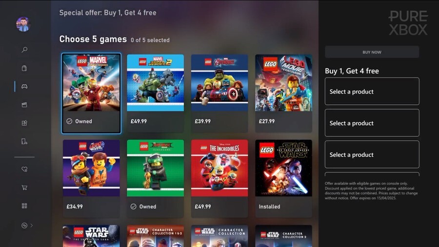 Xbox Is Running A 'Buy One, Get Four Free' Sale On LEGO Games This Week 2