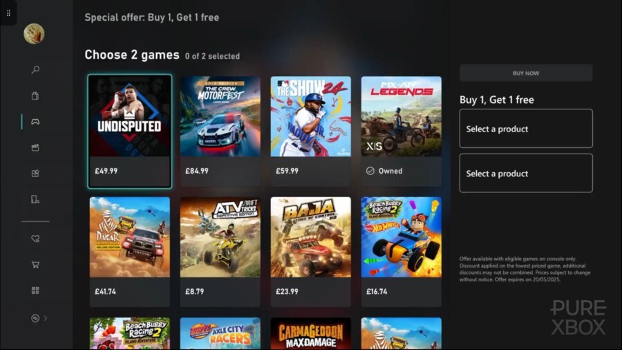 Xbox's Latest 'BOGOF' Sale Focuses On Sports & Racing Titles