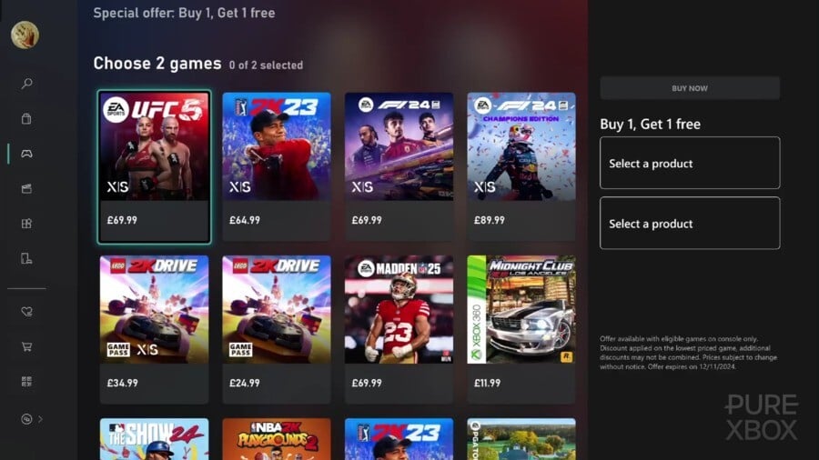 Xbox Has Two 'BOGOF' Promotions Running Right Now1