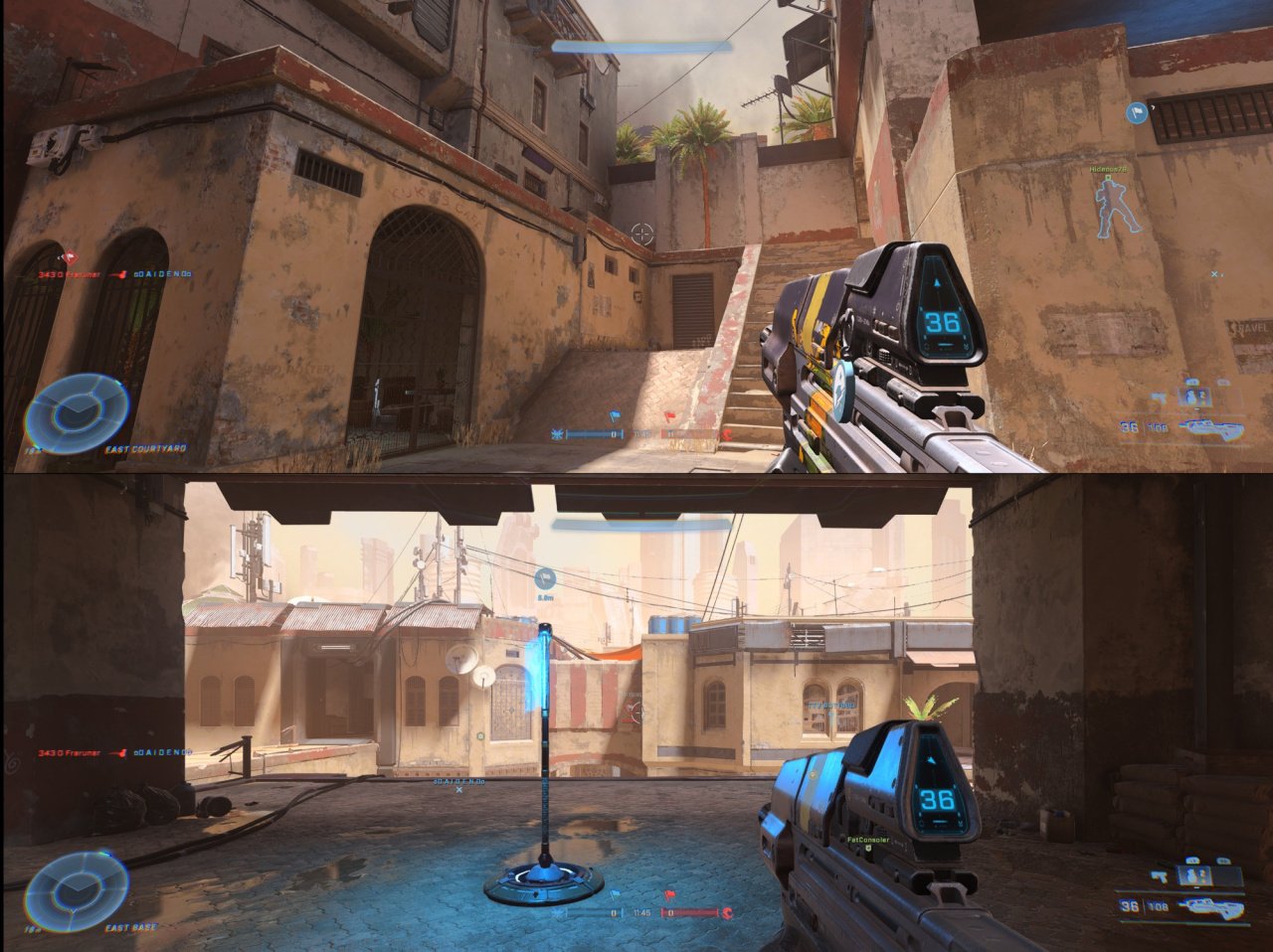 Can you play split-screen on Halo in?