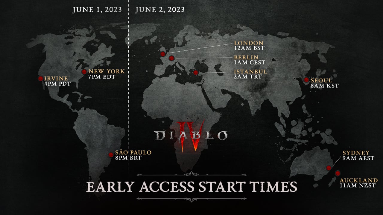 Diablo 4 Season 1 Start Time UK,US and Countdown Clock