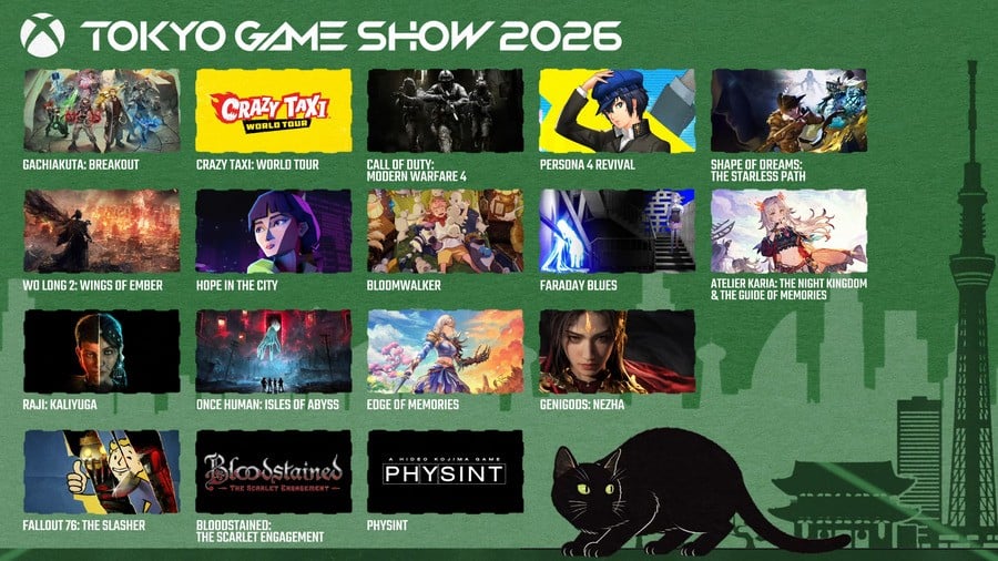 Все анонсы презентации Xbox на Tokyo Game Show 2026 Логотип презентации Xbox на Tokyo Game Show 2026