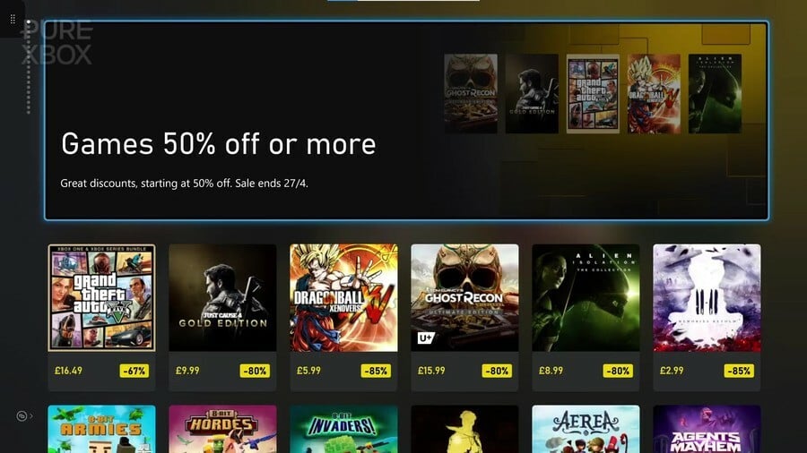 Deals: Huge New Xbox Sale Reduces Over 200 Games By '50% Or More'