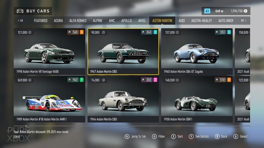 Forza Motorsport: Full Car List 1