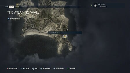 Sniper Elite 5 Mission 1 Locais colecionáveis: The Atlantic Wall 19