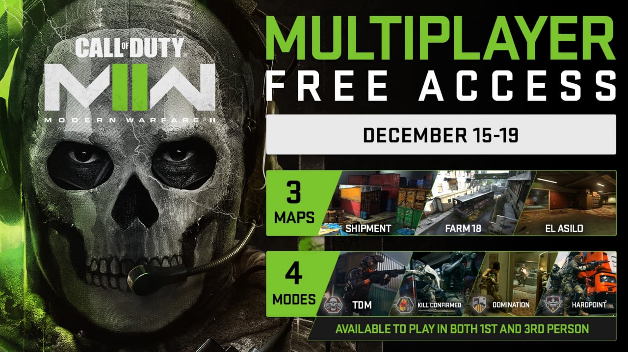 Call Of Duty: MW2 Multiplayer Is Now Free-To-Play For A Full Week