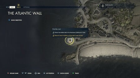 Sniper Elite 5 Mission 1 Locais colecionáveis: The Atlantic Wall 32