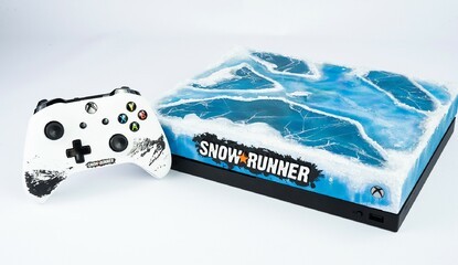 The SnowRunner Team Is Giving Away This Frosty Custom Xbox One X