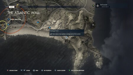 Sniper Elite 5 Mission 1 Locais colecionáveis: The Atlantic Wall 23