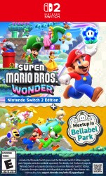 Super Mario Bros. Wonder - Nintendo Switch 2 Edition + Meetup In Bellabel Park Cover
