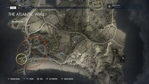 Sniper Elite 5 Mission 1 Locais colecionáveis: The Atlantic Wall 26