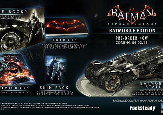 Batman Arkham Knight: Batmobile Edition Cancelled