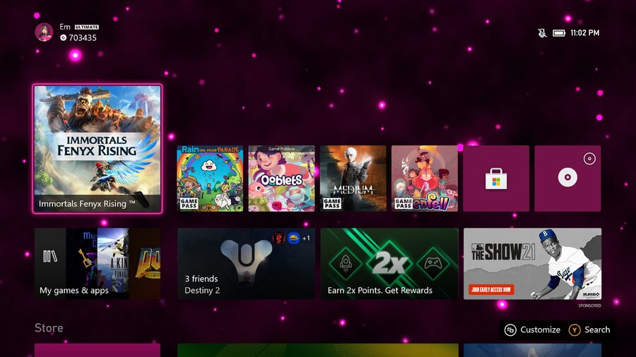 New Dynamic Background Coming To Xbox Series X S