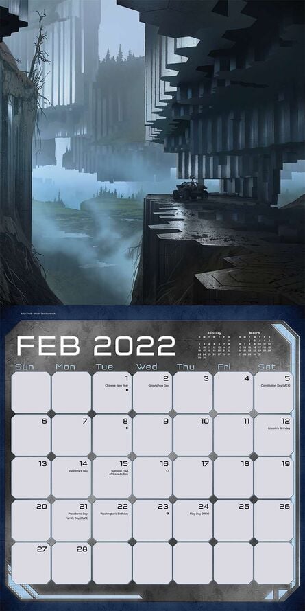 Halo Infinite 2022 Calendar 3
