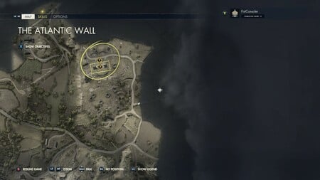 Sniper Elite 5 Mission 1 Locais colecionáveis: The Atlantic Wall 17