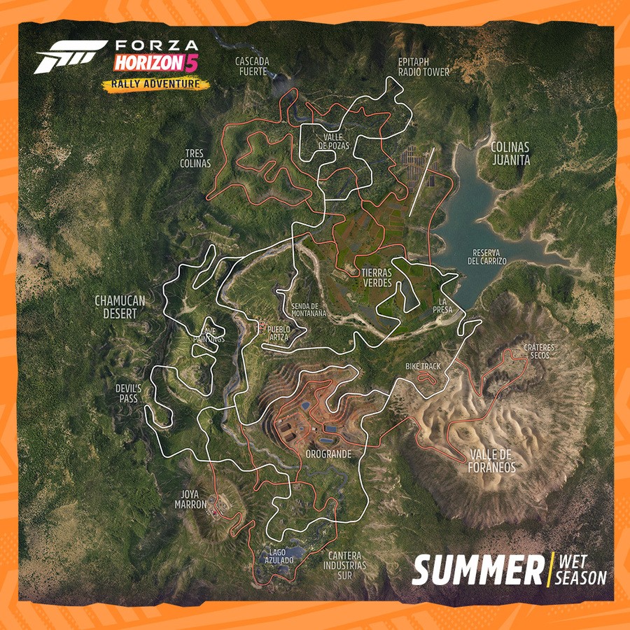 Forza Horizon 5 'Rally Adventure' Full Open World Map Revealed 2