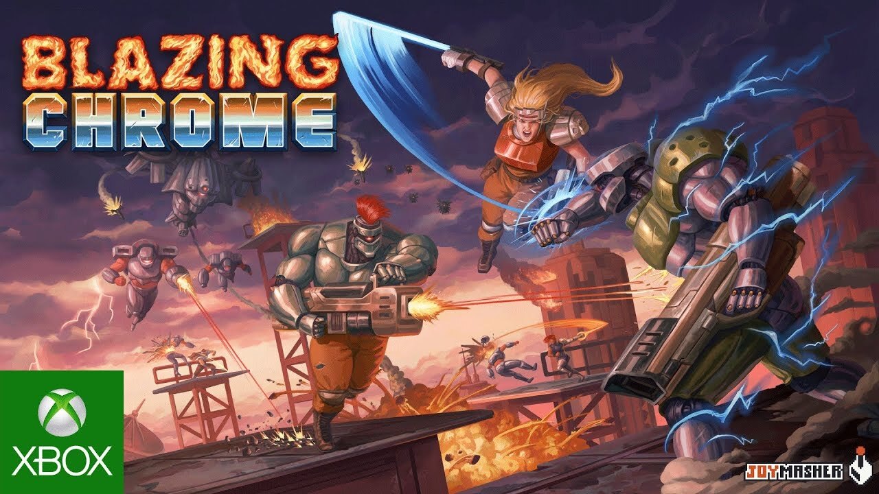 Blazing Chrome (2019) Xbox One Game Pure Xbox