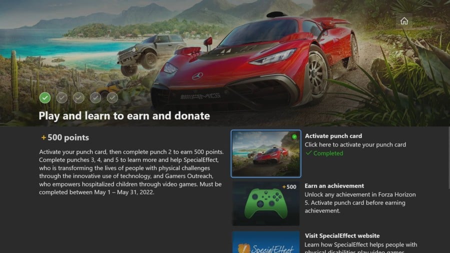 Microsoft Rewards: Earn 500 extra points with Forza Horizon 5 2