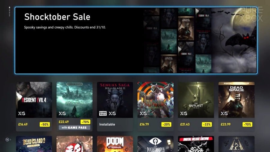 Xbox Shocktober Sale Now Live, 250+ Games Included This Year