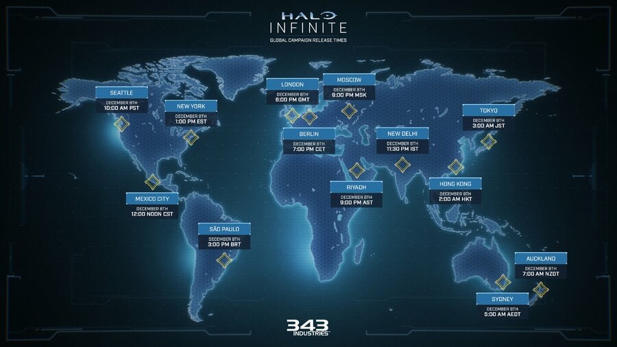 Voici les horaires de sortie de Halo Infinite sur Xbox Game Pass 2