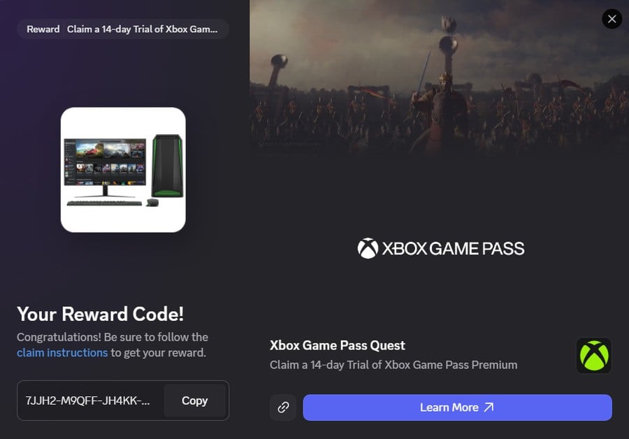 Xbox Game Pass Premium Is Free For 14 Days With New Discord Quest 3