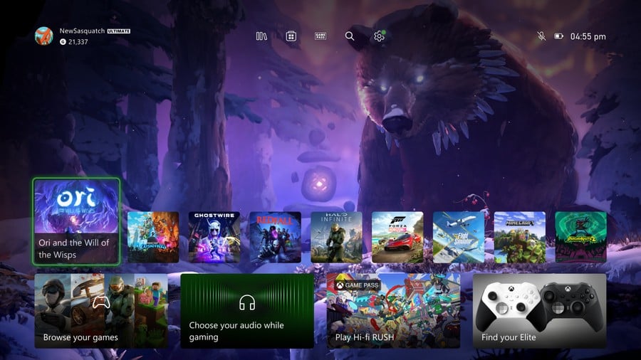 New Xbox Dashboard Featuring More Background Space Unveiled