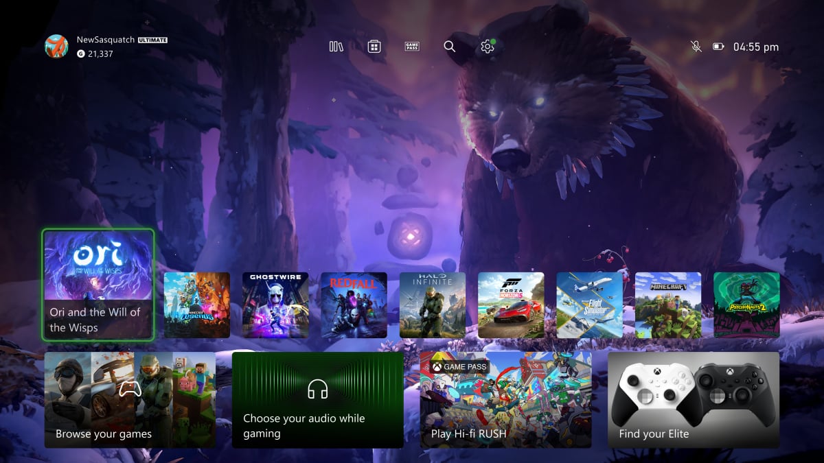 New Xbox Dashboard Featuring More Background Space Unveiled Pure Xbox